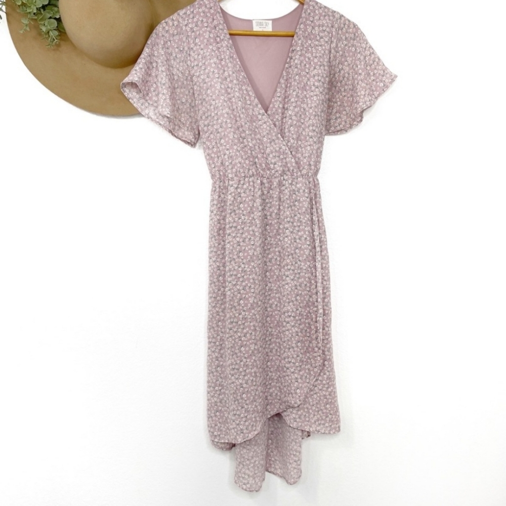 Sienna Sky Wrap Dress in Size Extra Small